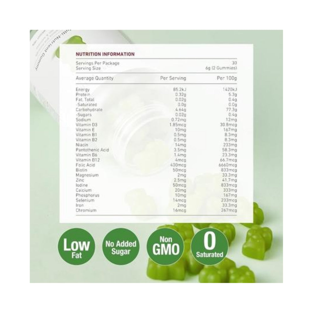 Unichi Teddy Lab Women's Multi-Nutrient Gummies, 60 tablets