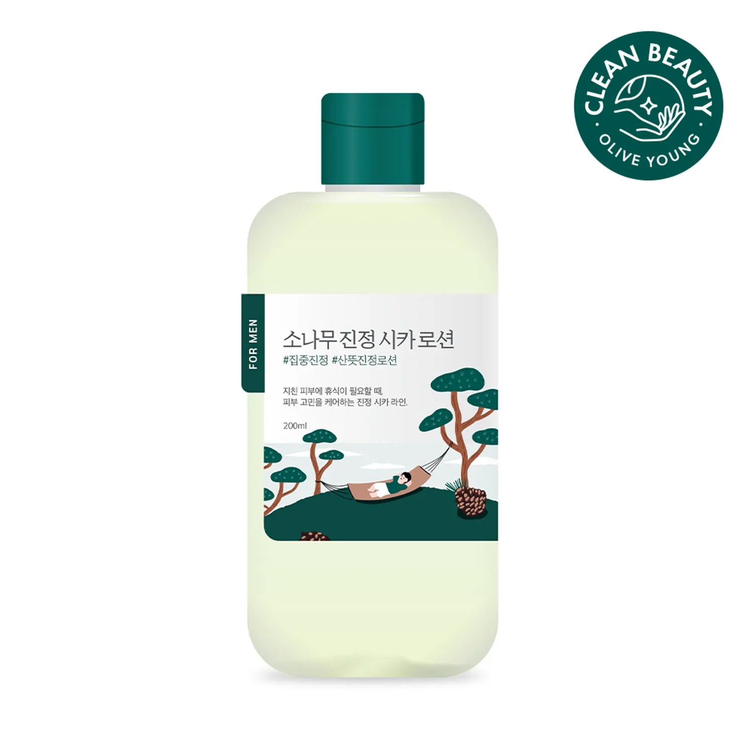 ROUND LAB For Men Pine Calming Cica Lotion 200mL
