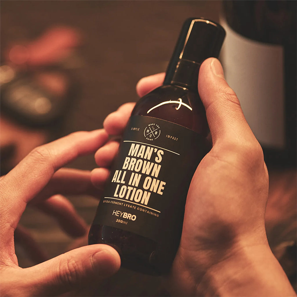 HEYBRO Man's Brown All In One Lotion 200ml