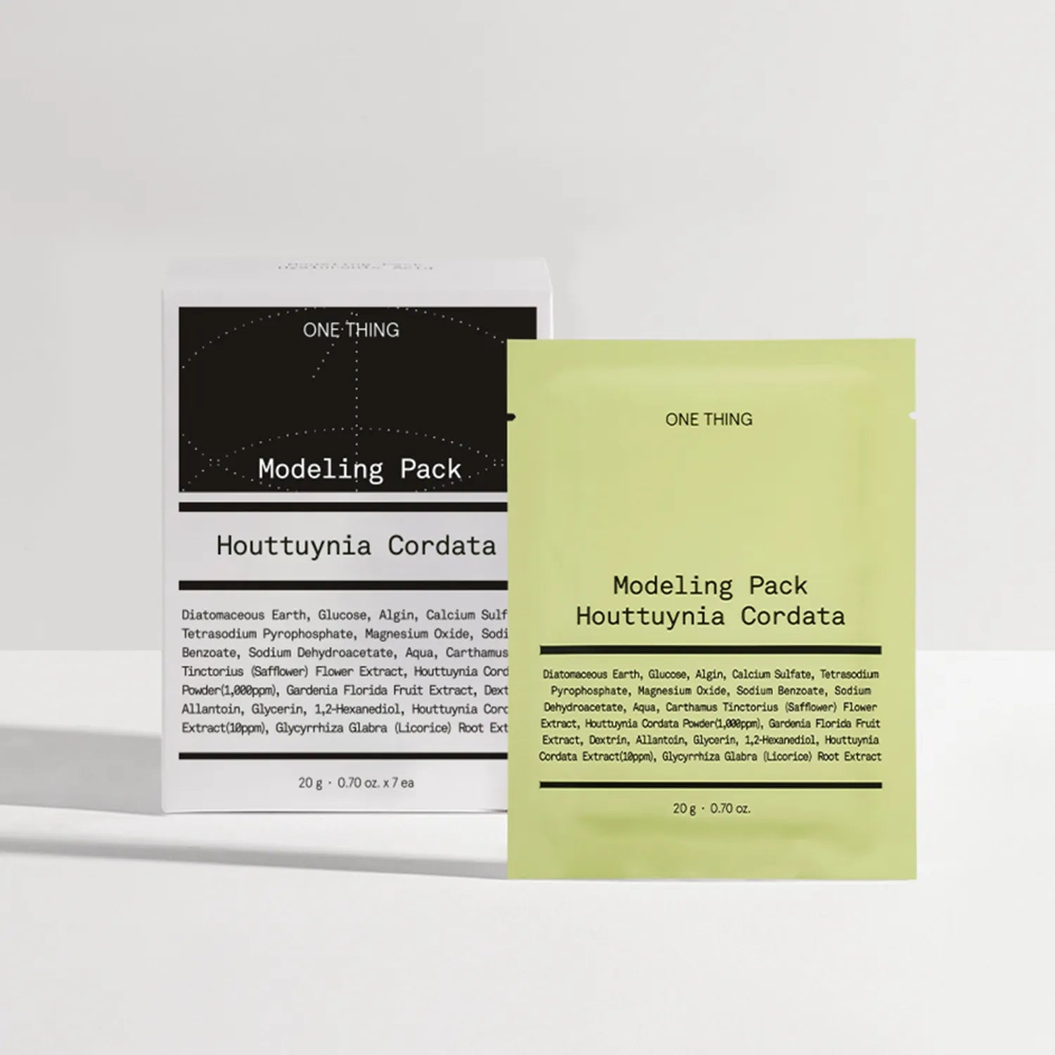 ONE THING Houttuynia Cordata Modeling Pack 7ea