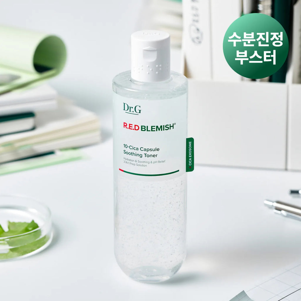 Dr.G Red Blemish 10-Cica Capsule Soothing Toner 300ml Set (+100ml)