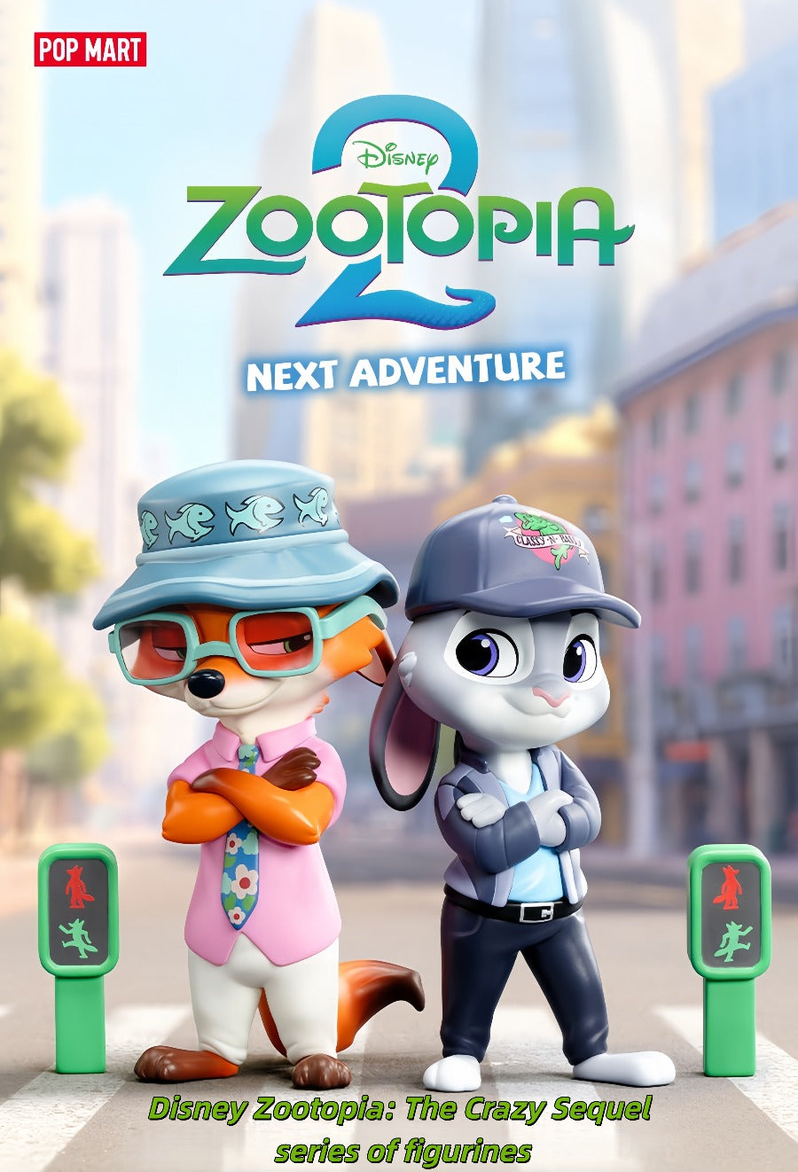 POPMART Disney Zootopia Sequel Series Figurine Blind Box - 1 box randomly selected
