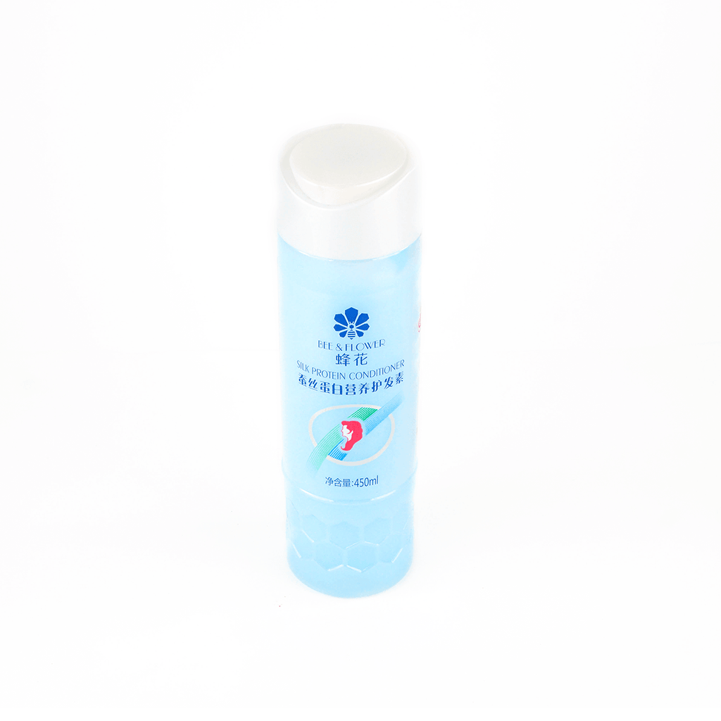 蜂花BEE&FLOWER 柔亮营养护发素 蚕丝蛋白护发 450ml 柔软光滑亮泽 滋润保湿修护 毛躁干发炸毛发质
