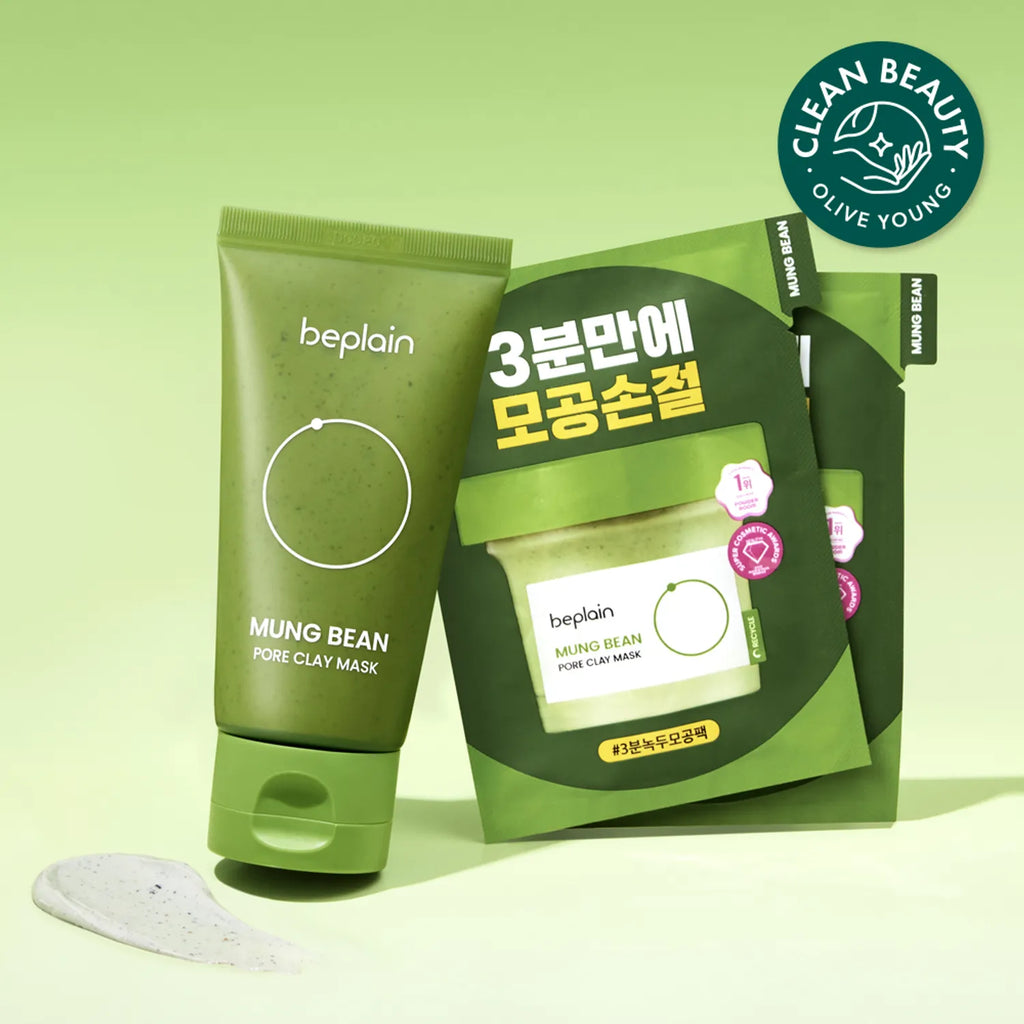 beplain Mung Bean Pore Clay Mask 80mL (+12ml x2ea)