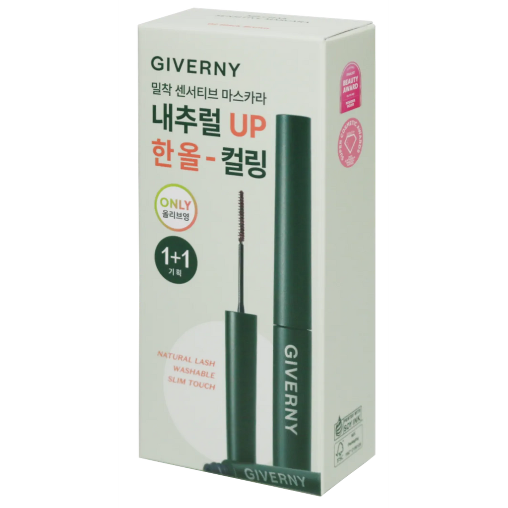 Giverny Milchak Sensitive Mascara 1+1 Set (2 Colors)