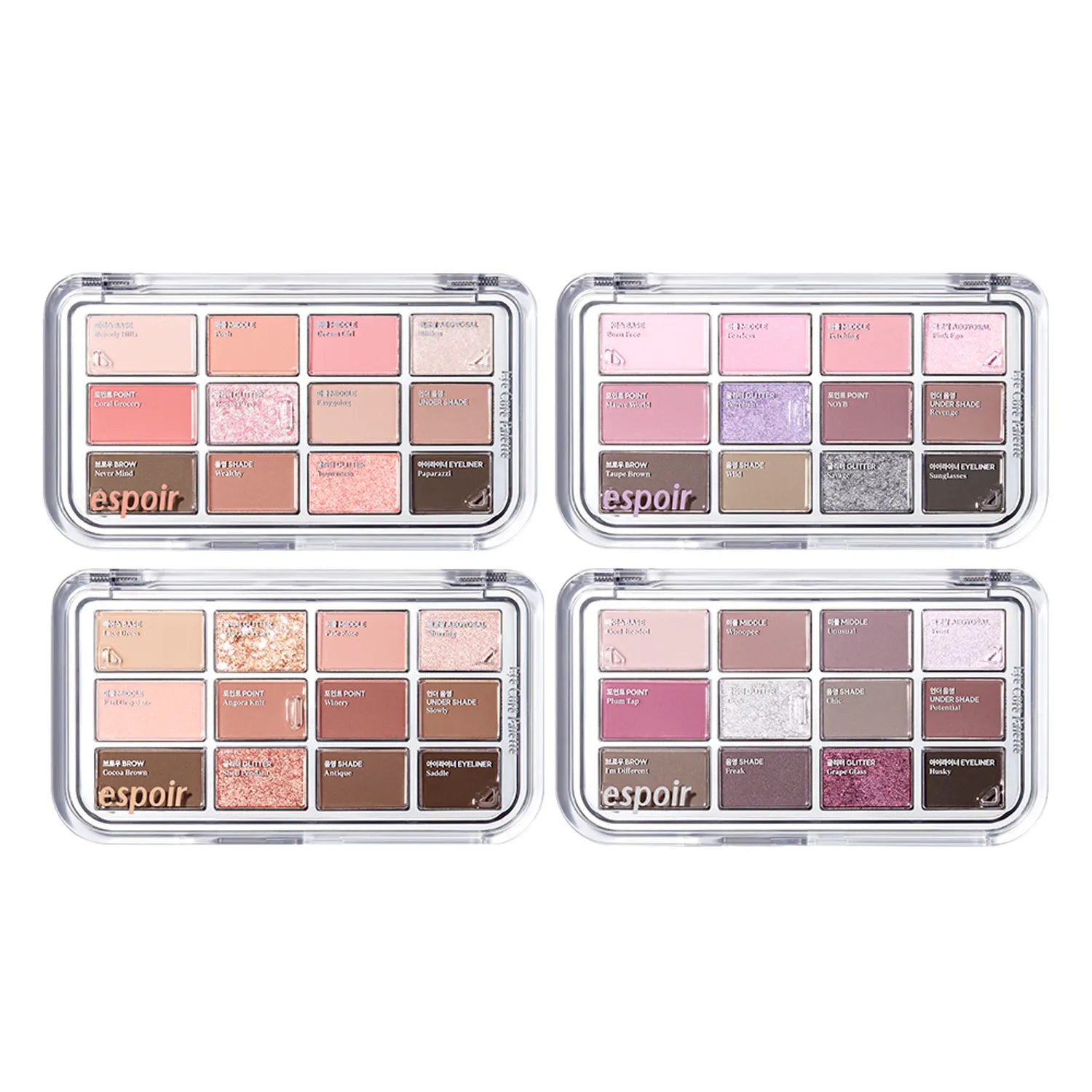 espoir eye core palette (8 Options)