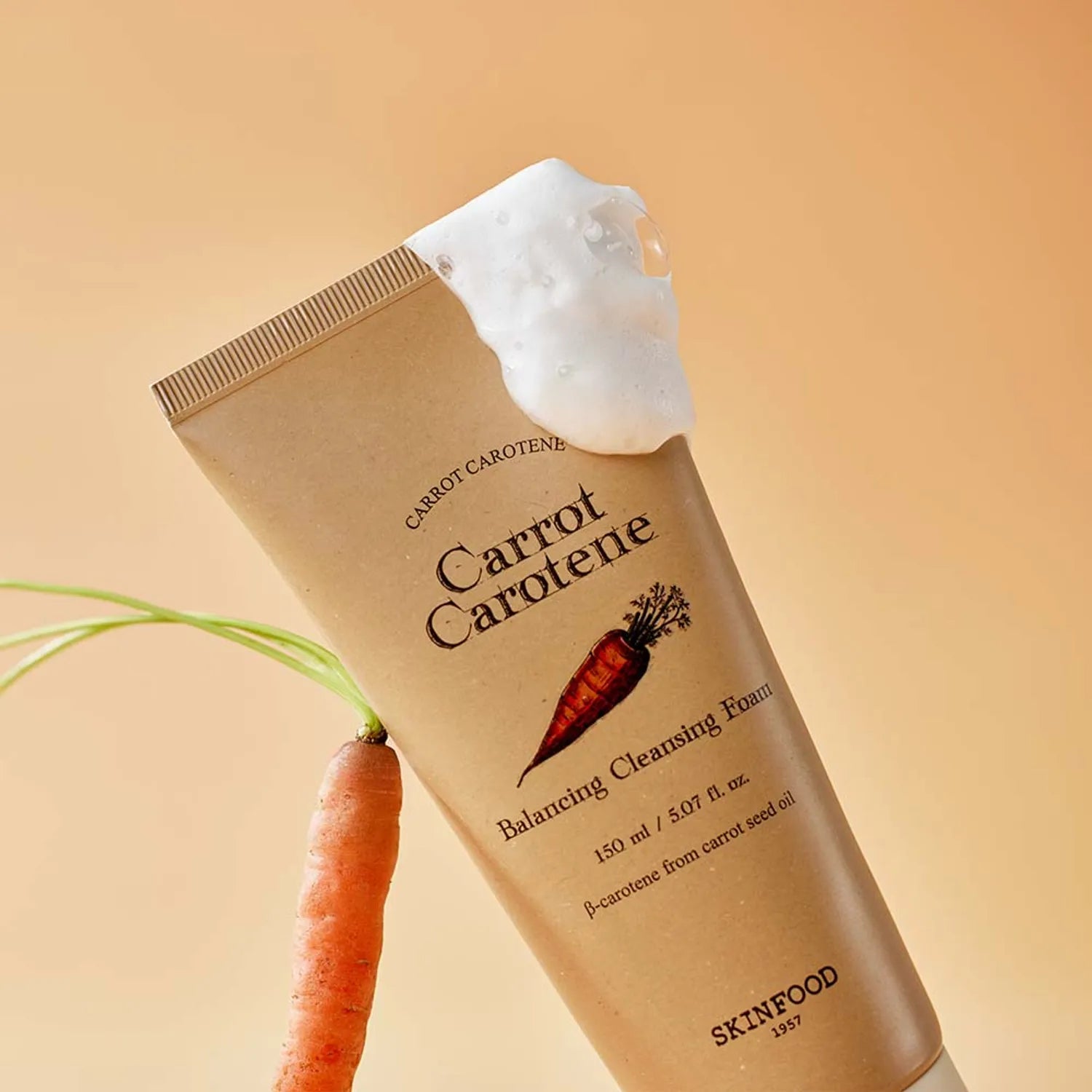 SKINFOOD Carrot Carotene Balancing Cleansing Foam