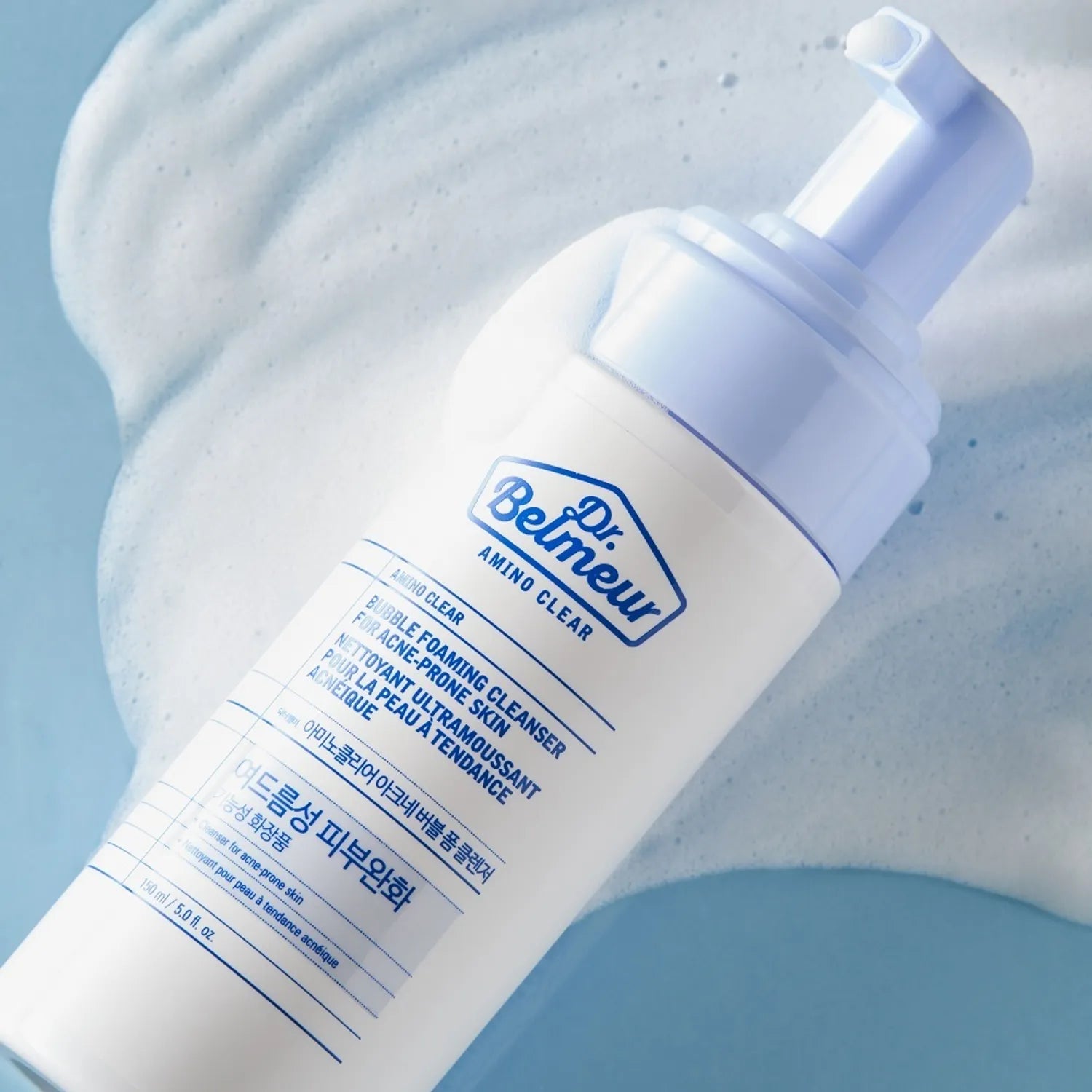 Dr.Belmeur Amino Clear Bubble Foaming Cleanser For Acne-Prone Skin 150mL