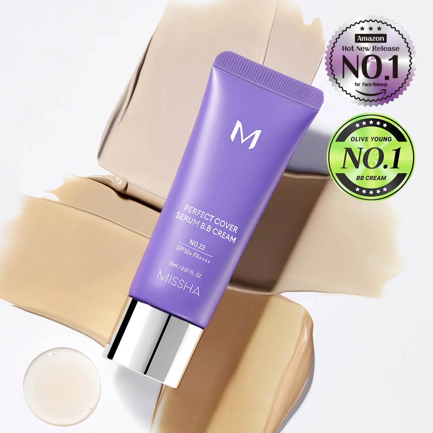 MISSHA M Perfect Cover Serum SPF50 BB Cream 20ml (4 Colors)