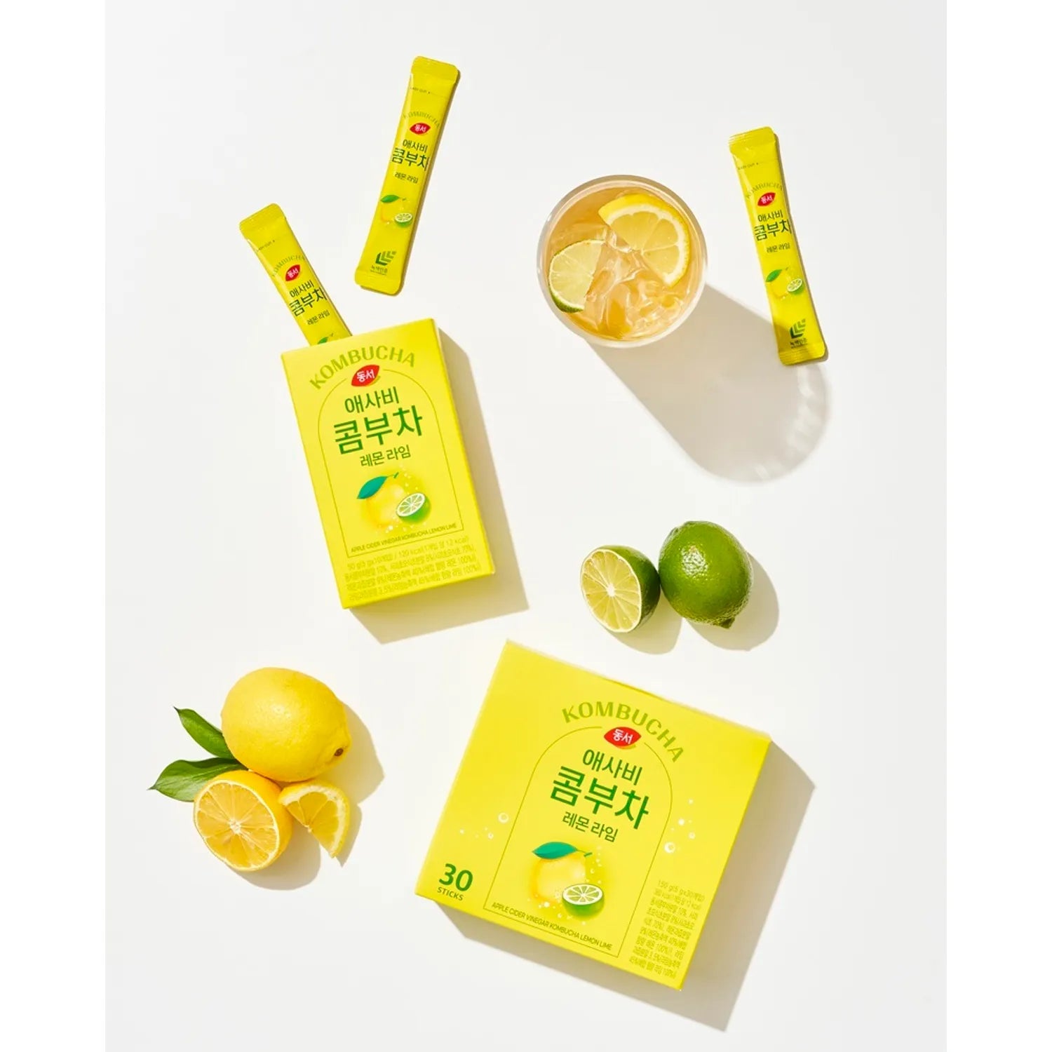 Dongsuh Apple Cider Vinegar Kombucha Lemon Lime 150g (30 Sticks)
