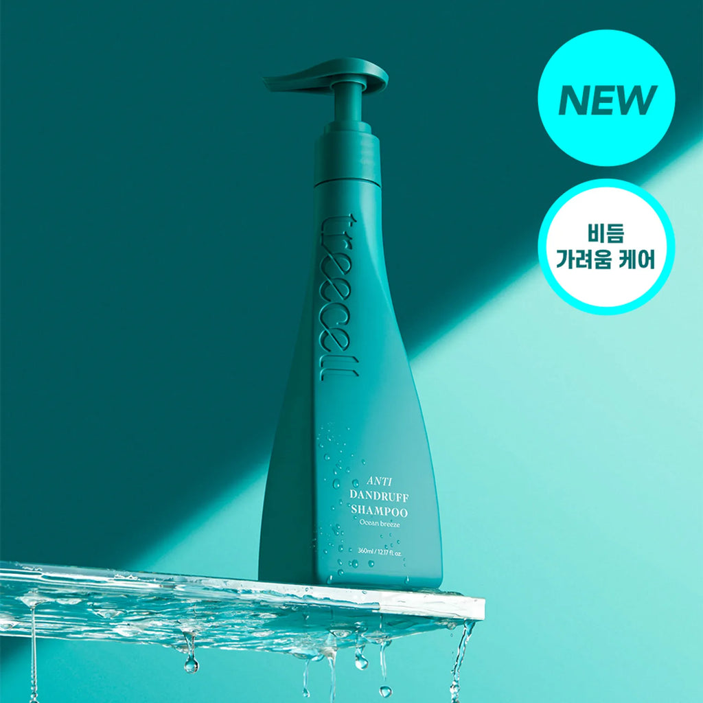 Treecell Anti Dandruff Shampoo Ocean Breeze Set (360ml+120ml)