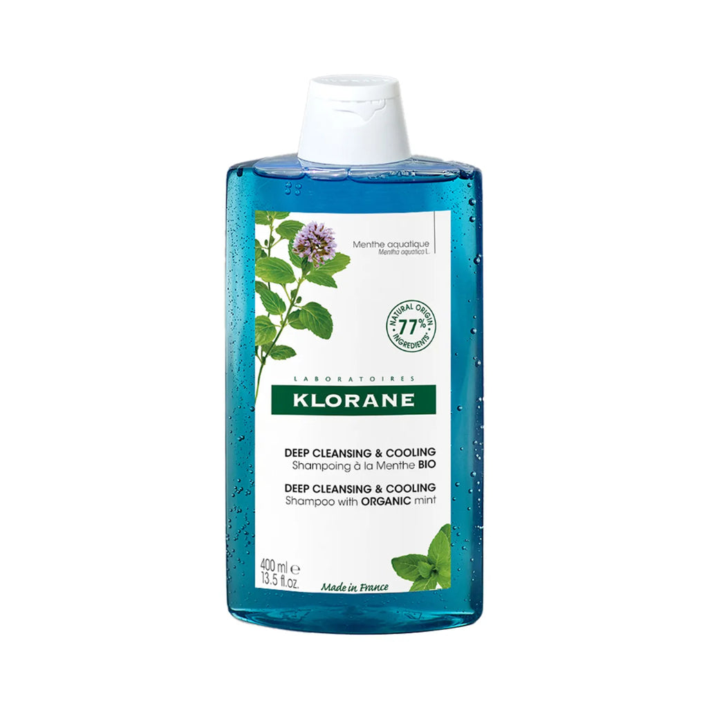 Klorane Aquamint Deep Cleansing & Colling Shampoo 400ml