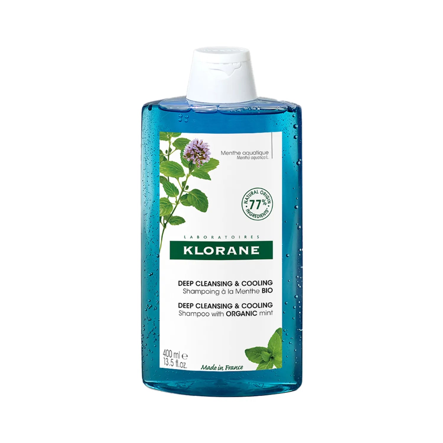 Klorane Aquamint Deep Cleansing & Colling Shampoo 400ml