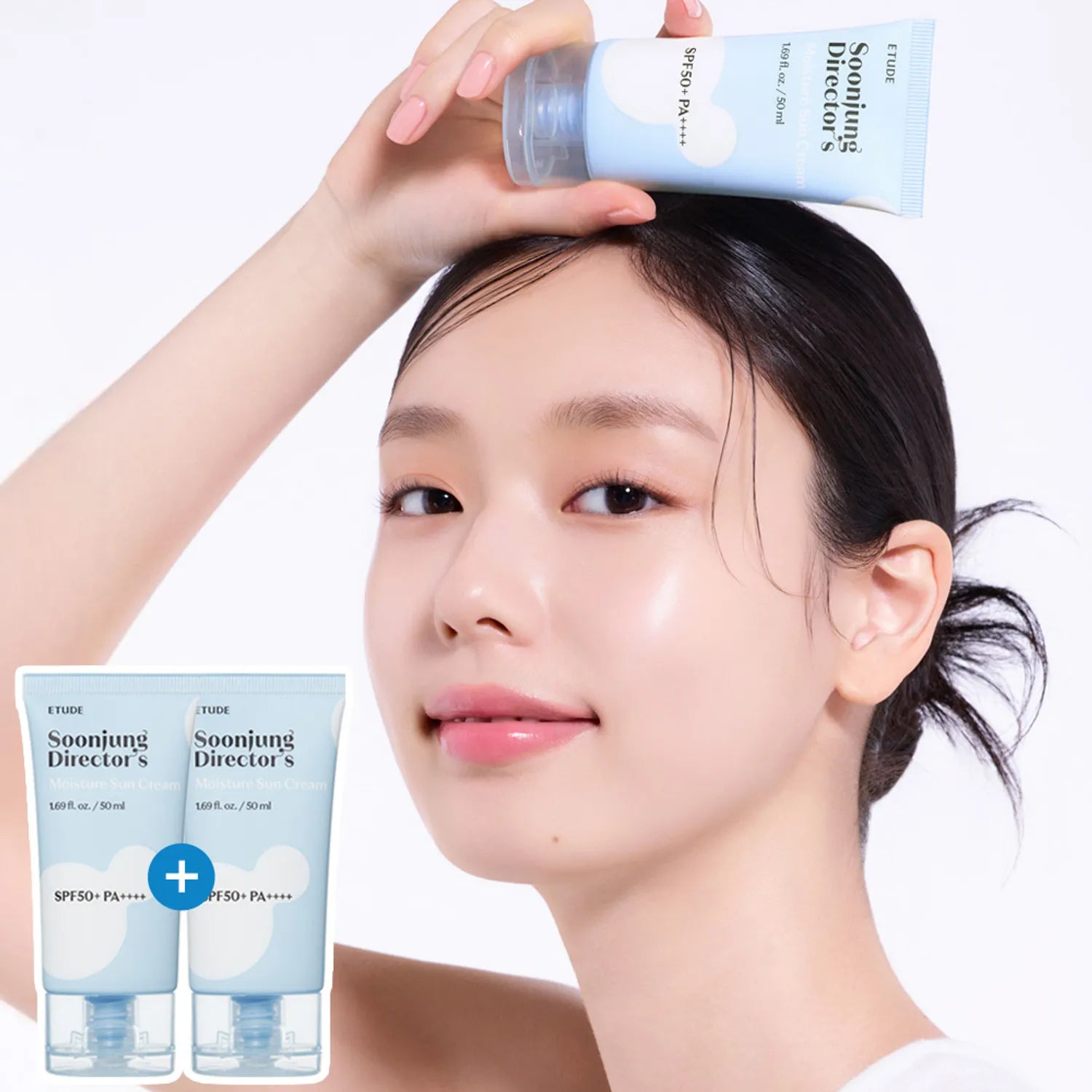 ETUDE Soonjung Director&rsquo;s Moisture Sun Cream 50ml 1+1 Set