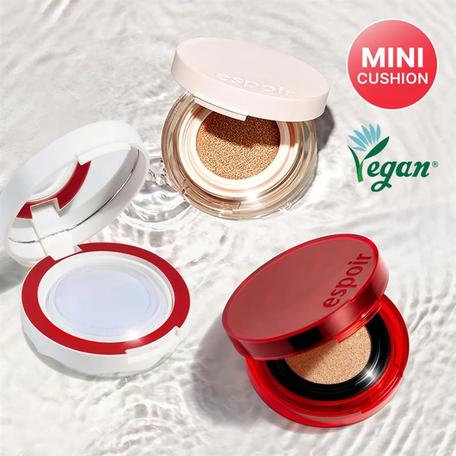 espoir Mini Cushion 4.5g (Be Glow Volume/Be Velvet Cover/Be Velvet Sebum Cut)