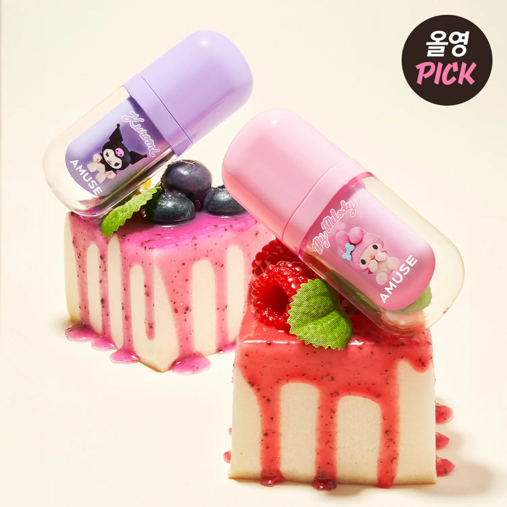 [MY MELODY & KUROMI EDITION] AMUSE Bebe Tint (+Lip Brush, Seal Sticker)