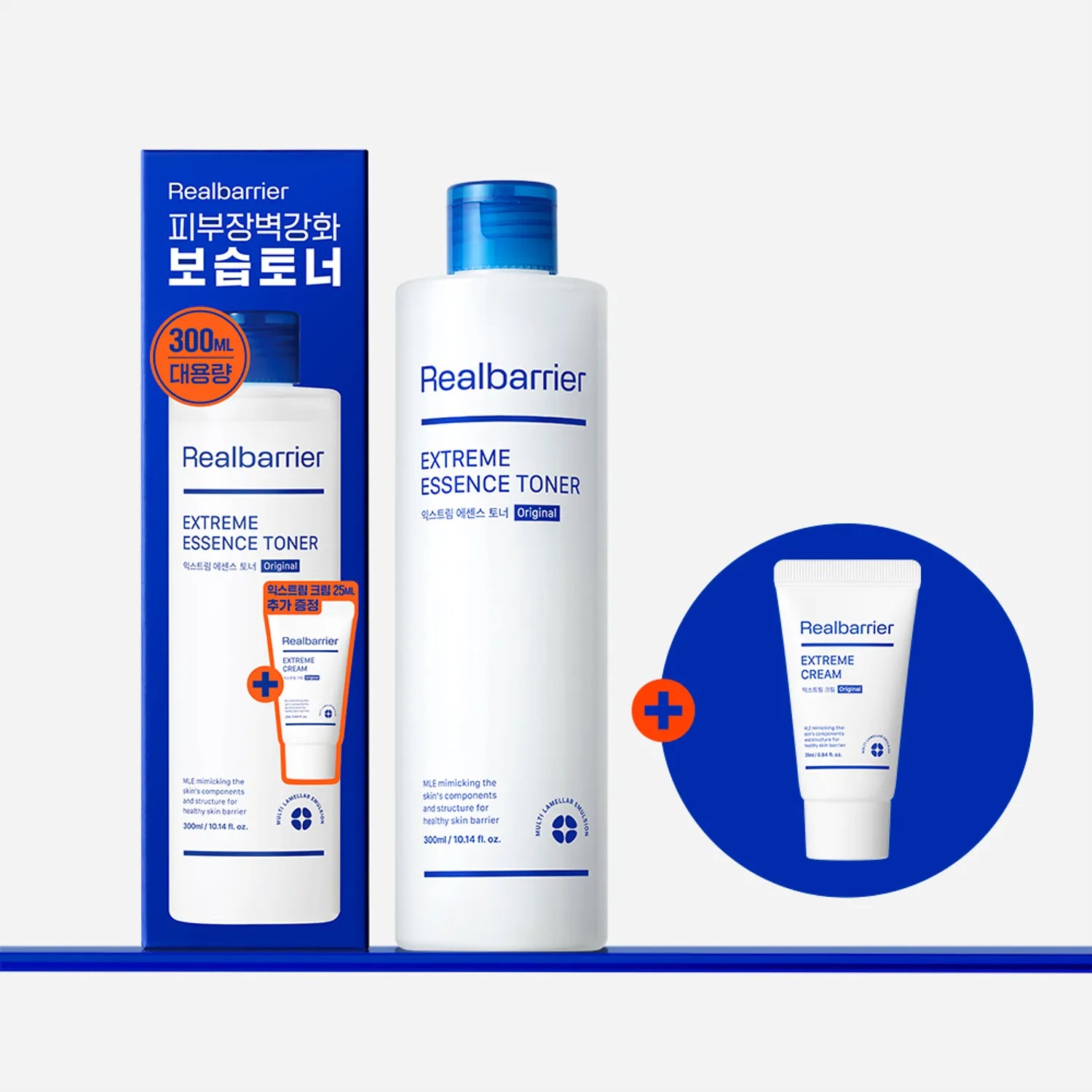 Real Barrier Extreme Essence Toner 300mL Special Set (+Extreme Cream 25mL)