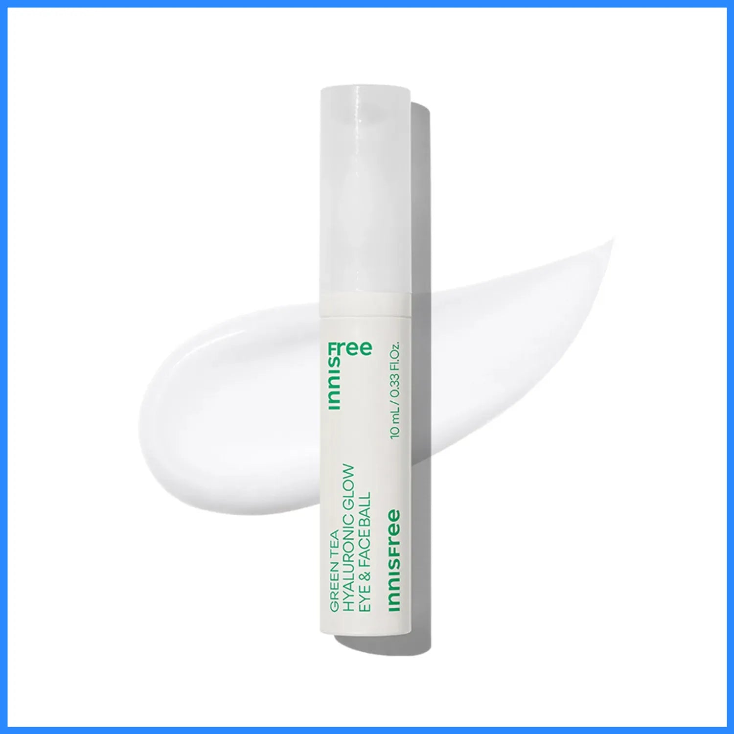 INNISFREE Green Tea Hyaluronic Glow Eye & Face Ball 10mL