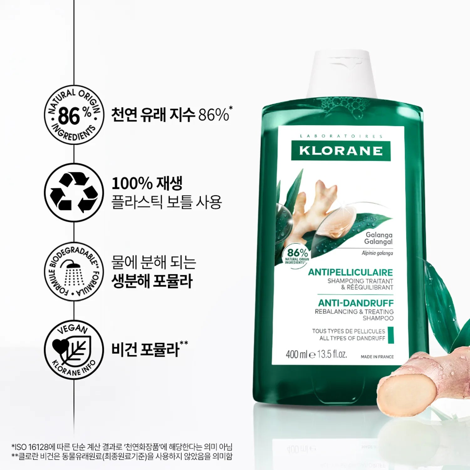 KLORANE Galangal Anti Dandruff Shampoo 400ml