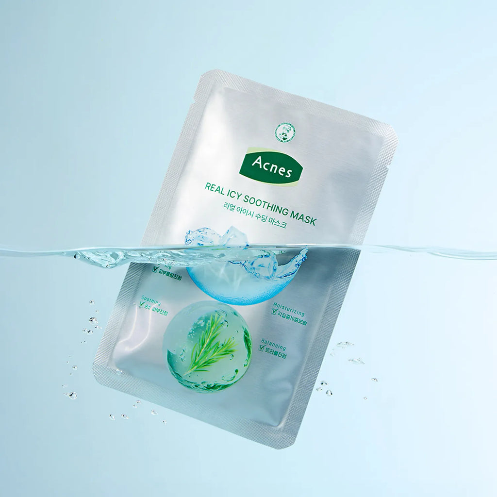 Acnes Real Icy Soothing Mask Sheet 1ea