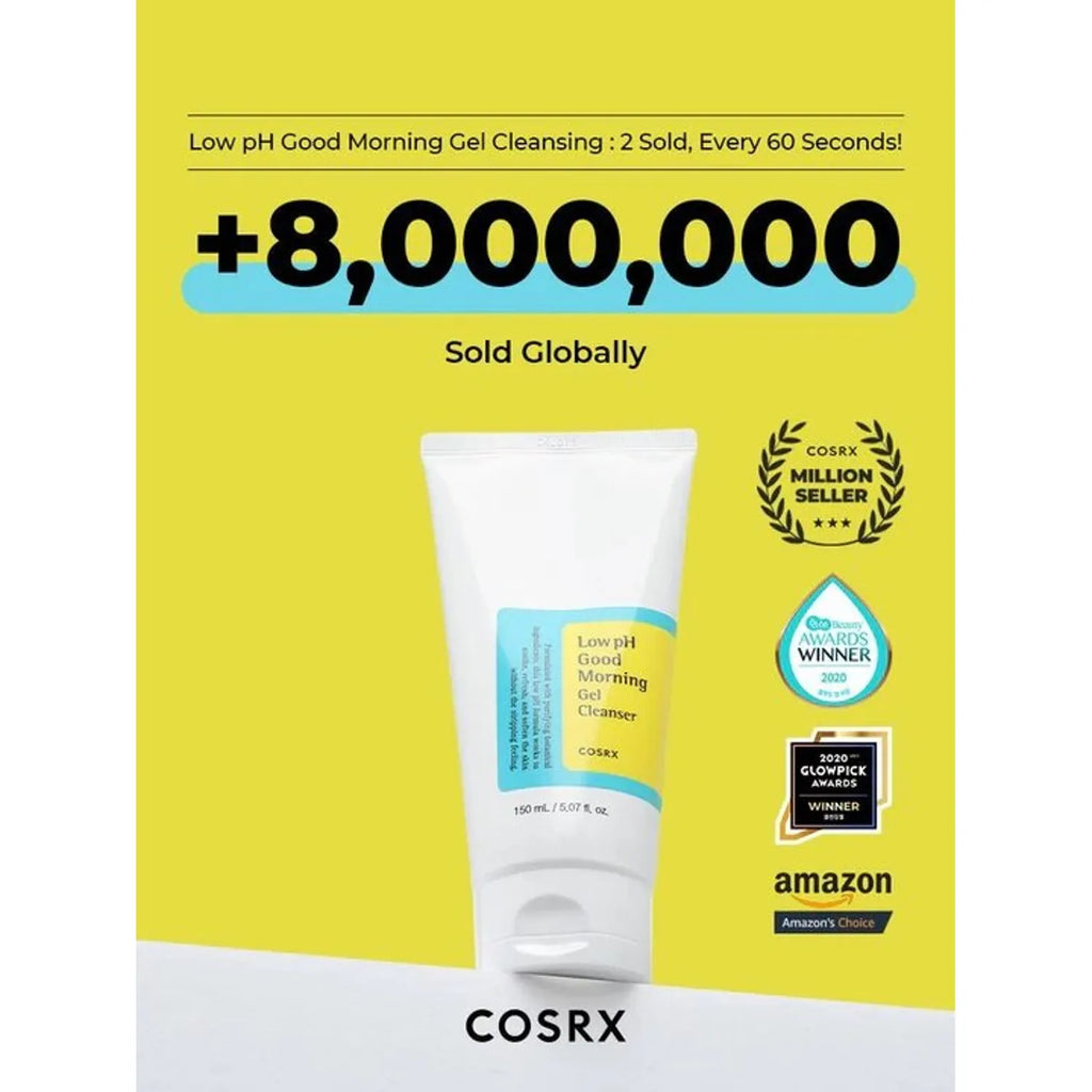 COSRX Low pH Good Morning Gel Cleanser 150mL Double Pack