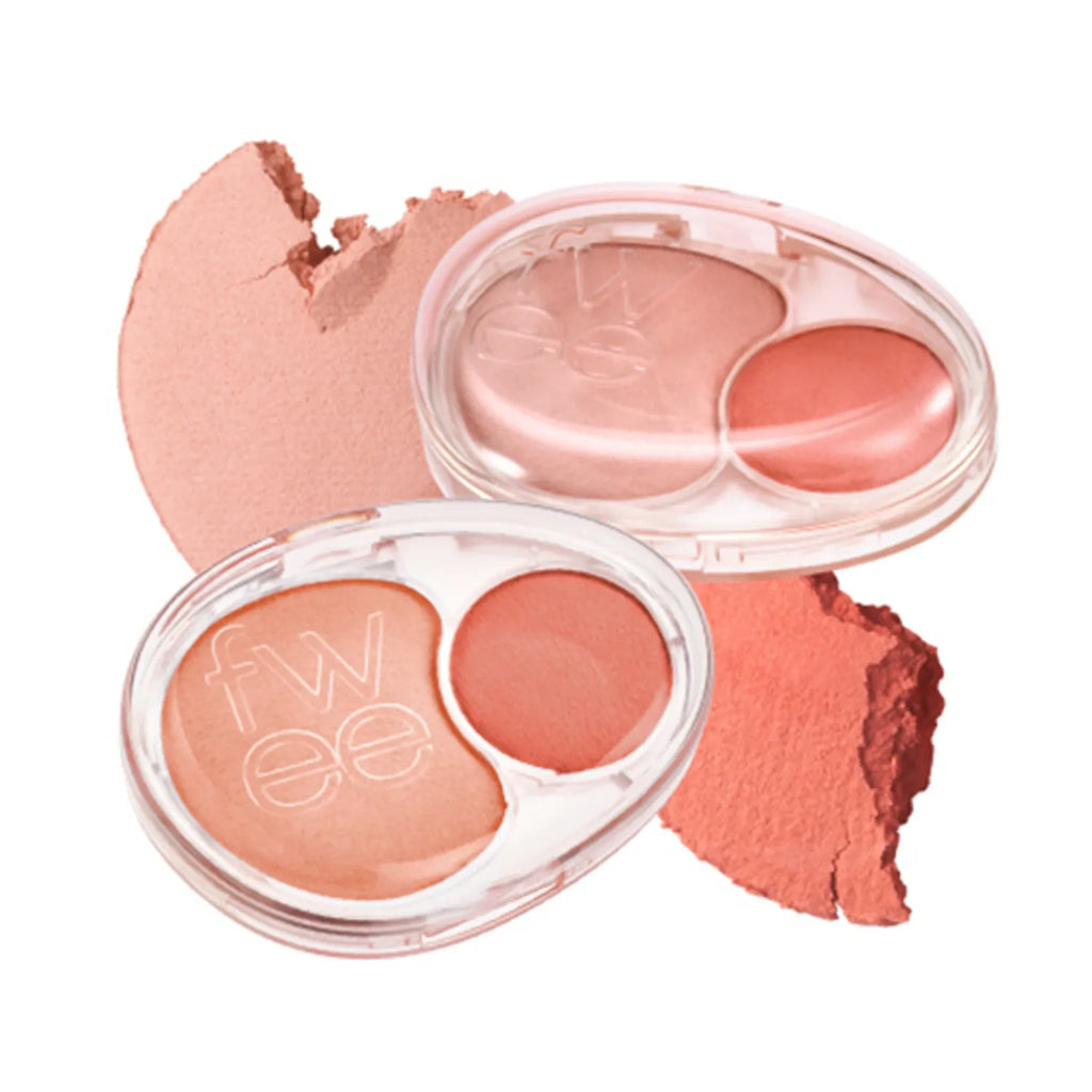 fwee Mellow Dual Blusher (12 Options)