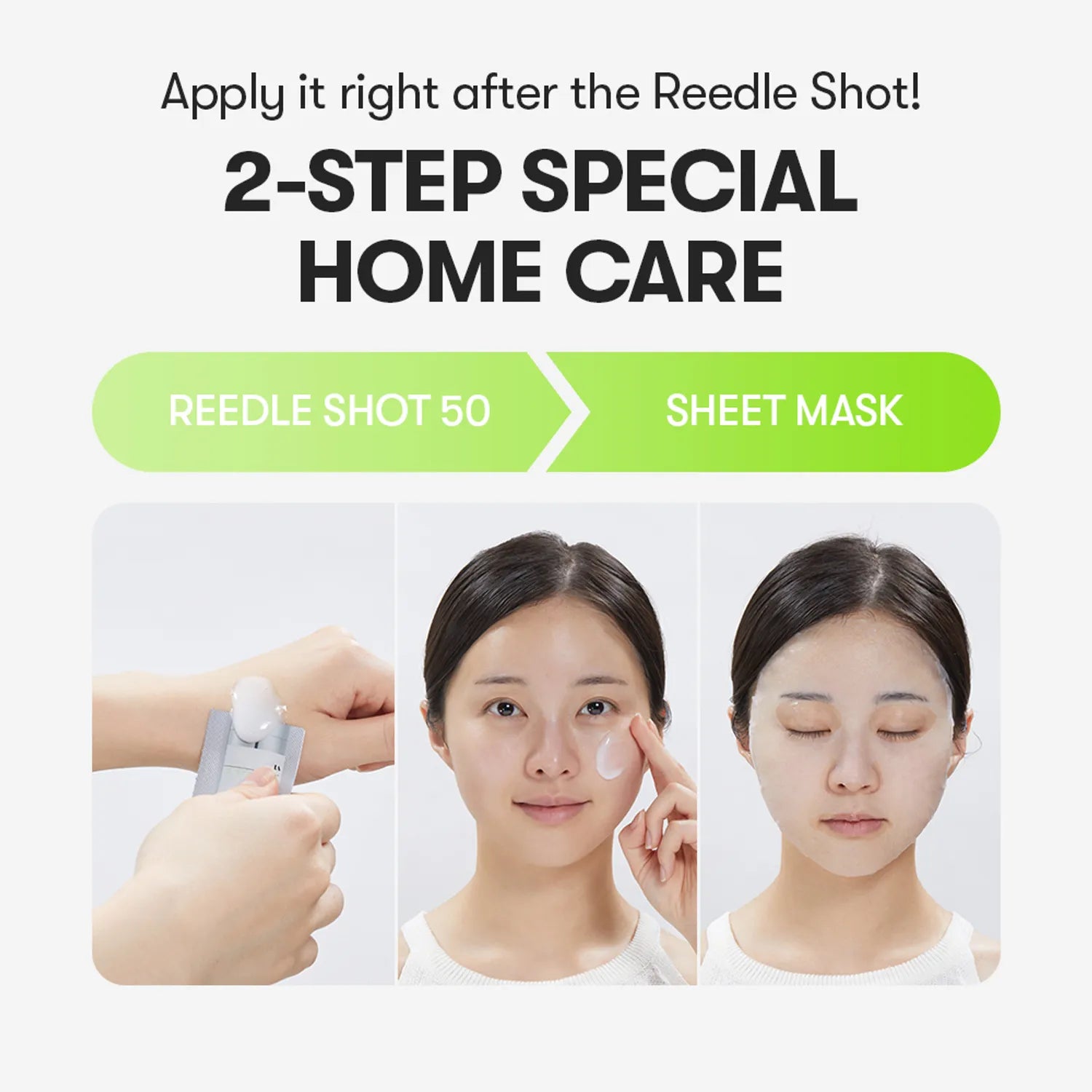 VT Mild Reedle Shot 2 Step Mask Sheet 1ea