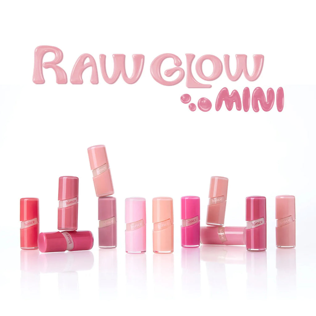 hince Raw Glow Gel Tint Mini 2ml (12 Colors)