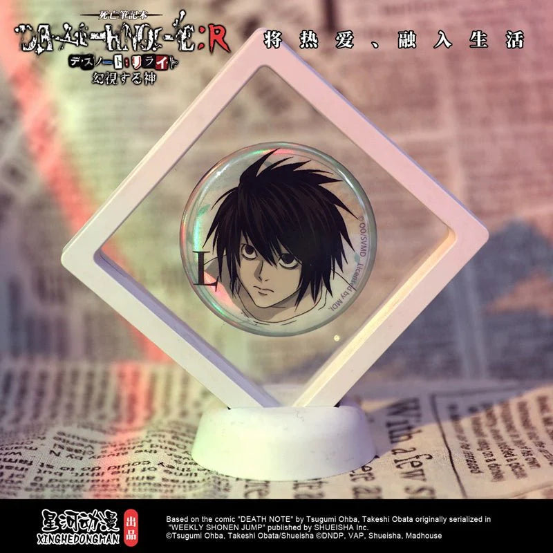 Death Note | Badge & Shikishi Board & Acrylic Stand Figure & Charm Set XINGHEDONGMAN Anime Goods - FUNIMECITY
