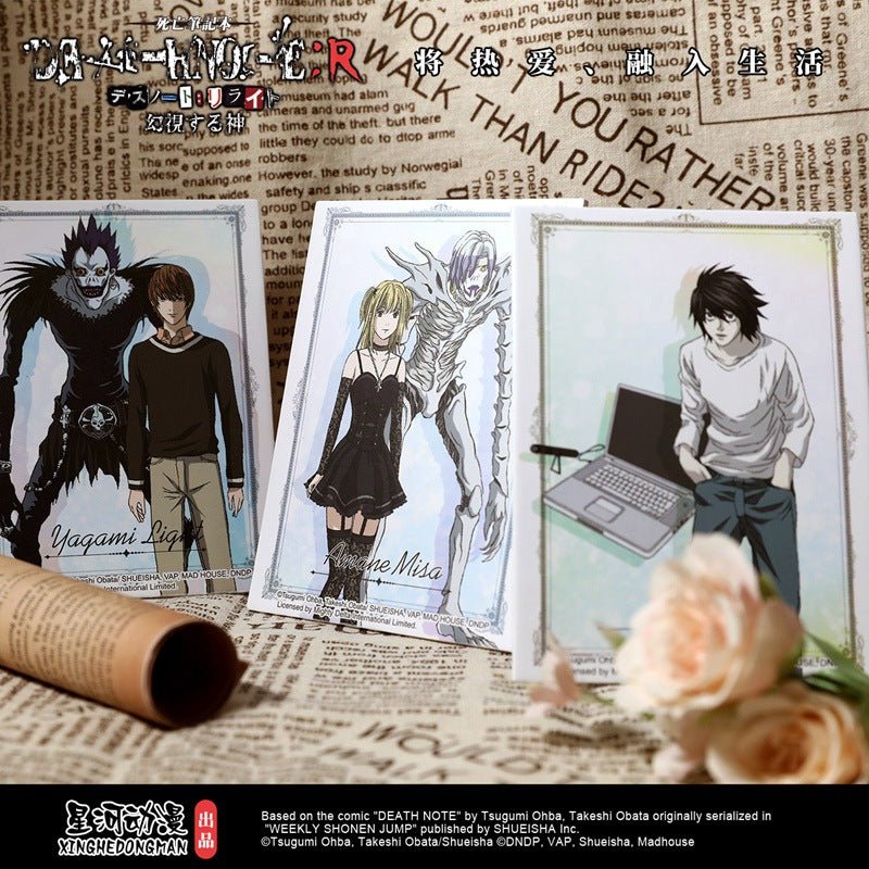 Death Note | Badge & Shikishi Board & Acrylic Stand Figure & Charm Set XINGHEDONGMAN Anime Goods - FUNIMECITY