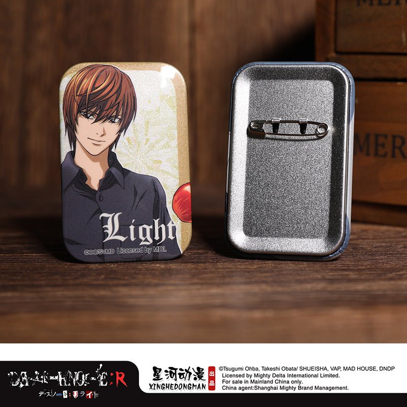 Death Note | Chain & Square Badge Set