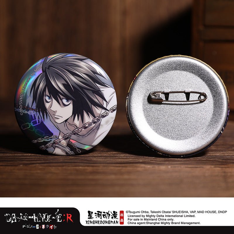Death Note | Chain & Square Badge Set