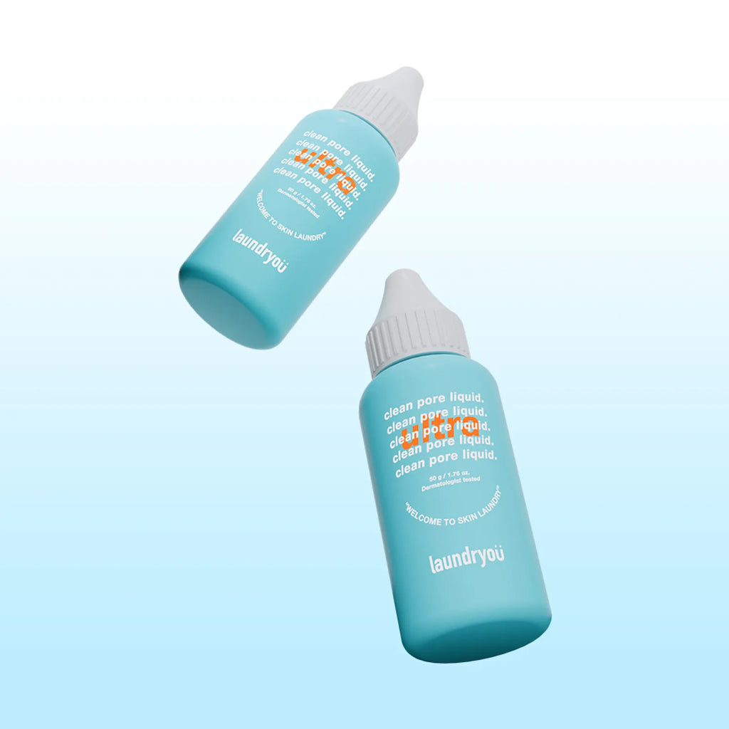 laundryou Clean Pore Liquid Ultra 50g Set (+Cotton Pads 15ea)