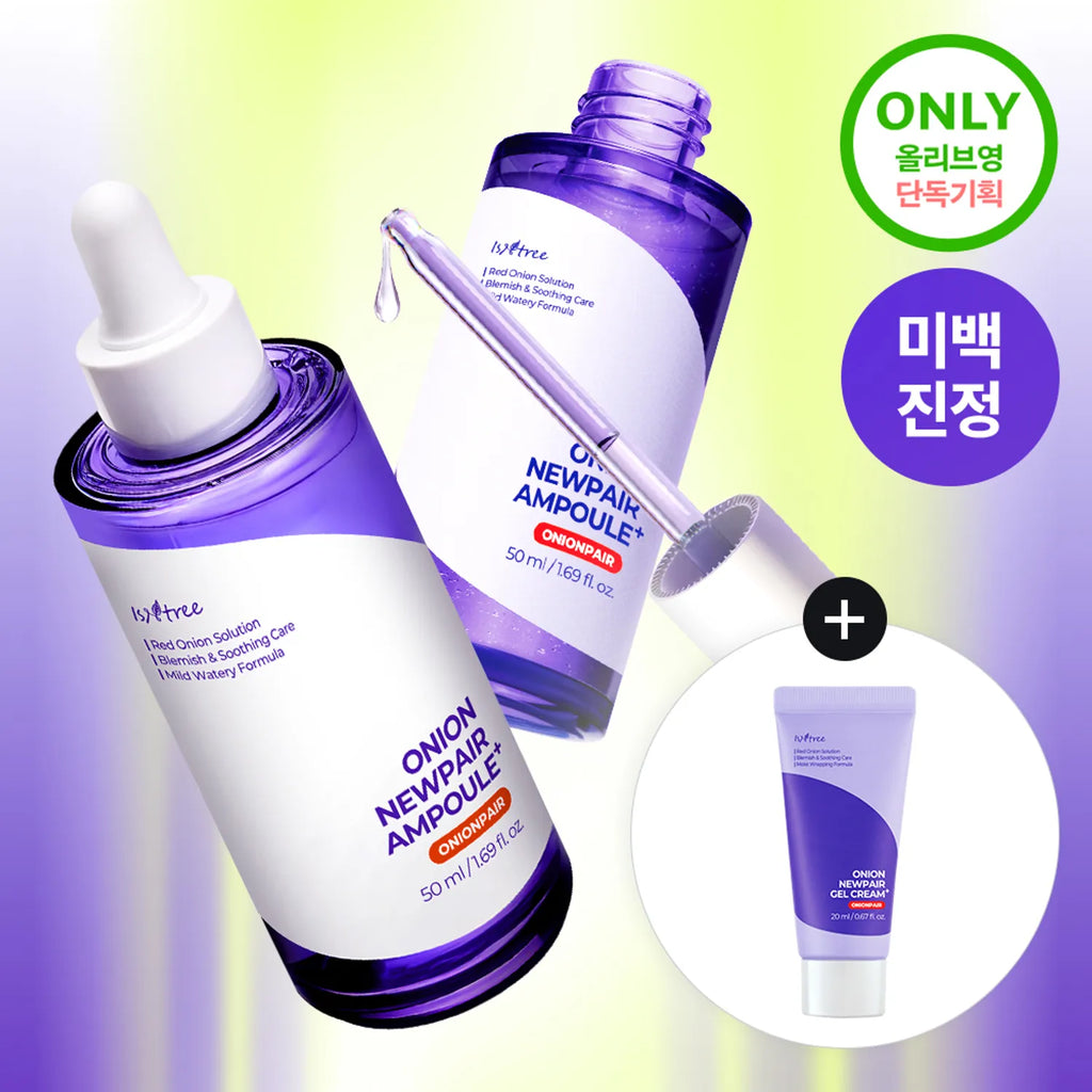 Isntree Onion Newpair Ampoule+ 50ml Set (+Gel Cream+ 20ml)