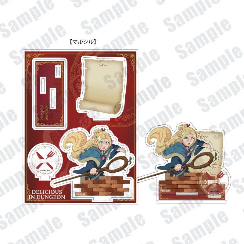Delicious in Dungeon | Acrylic Card & Badge & Acrylic Stand Figure Set Earthtoy Anime Goods - FUNIMECITY