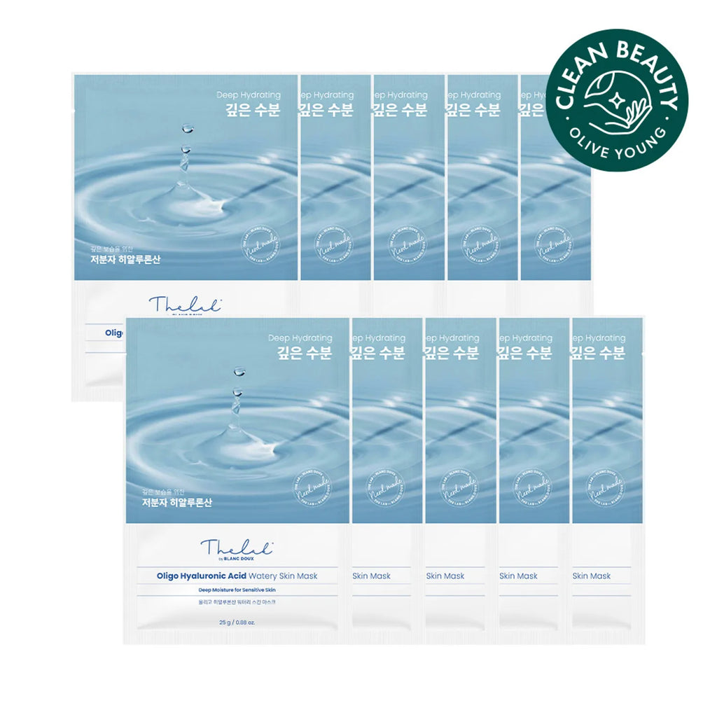 THE LAB by blanc doux Oligo Hyaluronic Acid Watery Skin Mask Sheet 10P