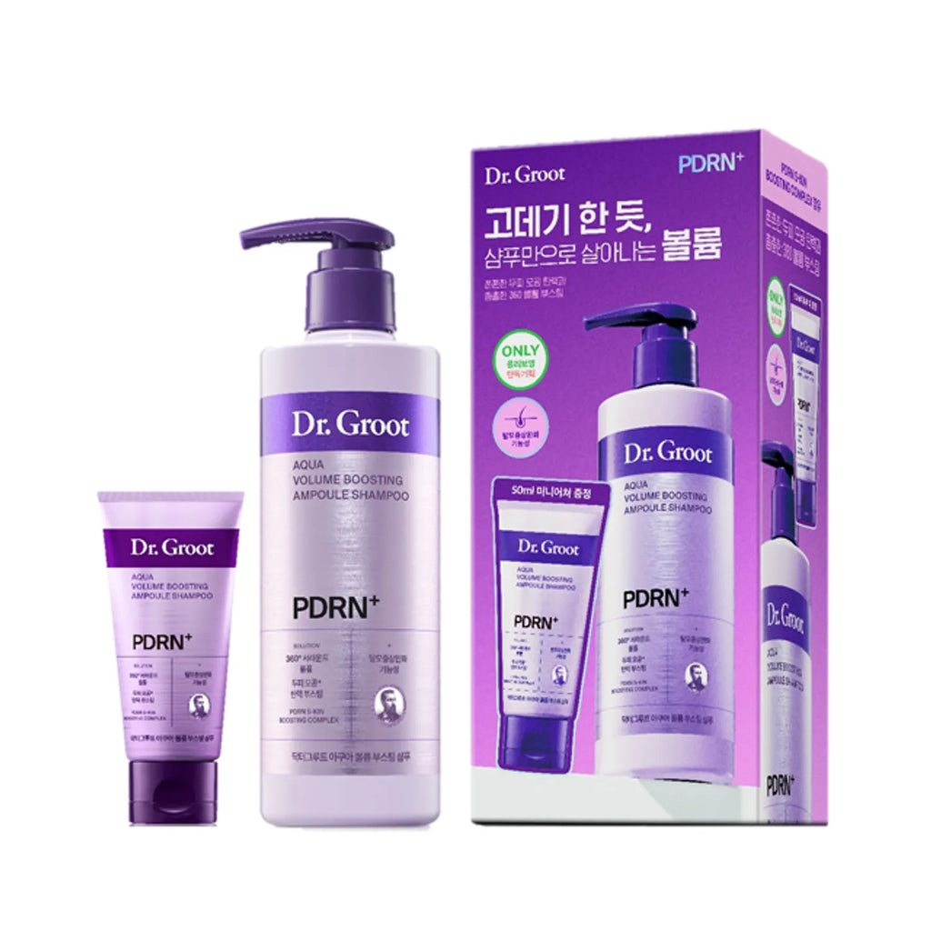 Dr. Groot Aqua PDRN Volume Boosting Ampoule Shampoo 300ml (SET/SINGLE)