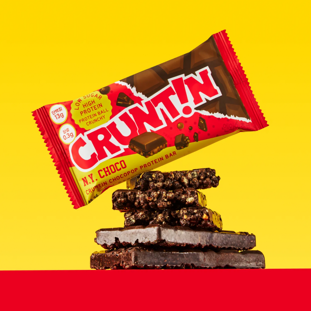 CRUNTIN chocopop Protein Bar #N.Y. Choco 48.5g