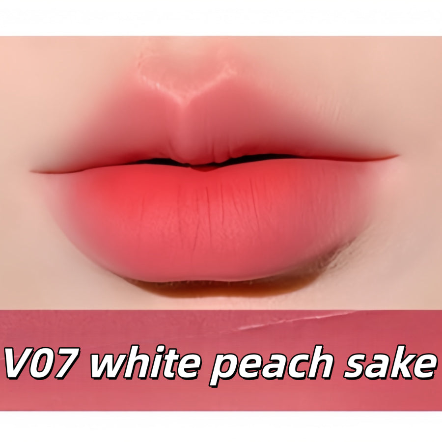 MOOEKISS Velvet Matte Lip Mud V07 White Peach Sake