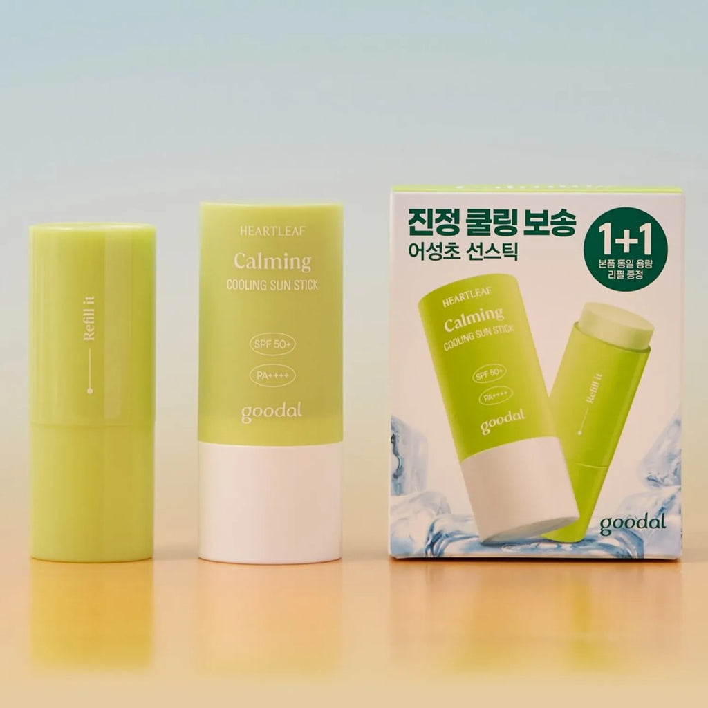 [Limited Set] goodal Heartleaf Calming Cooling Sun Stick 1+1 Special Set