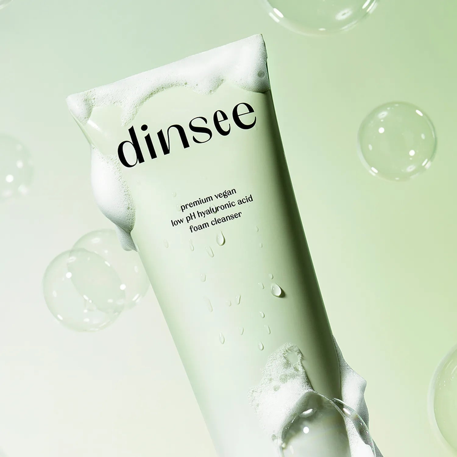 Dinsee Premium Vegan Low pH Hyaluronic Acid Foma Cleanser 150ml