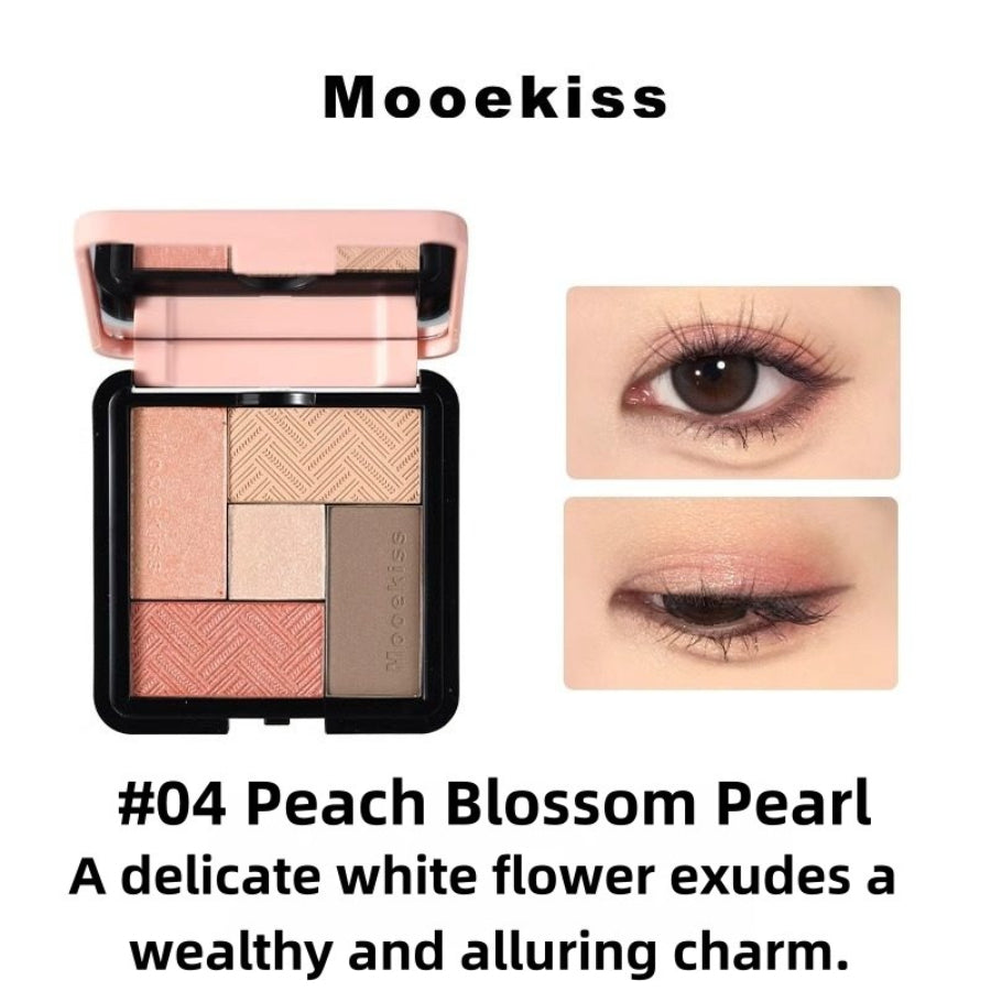 MOOEKISS Soulmate Five-Color Eyeshadow #04
