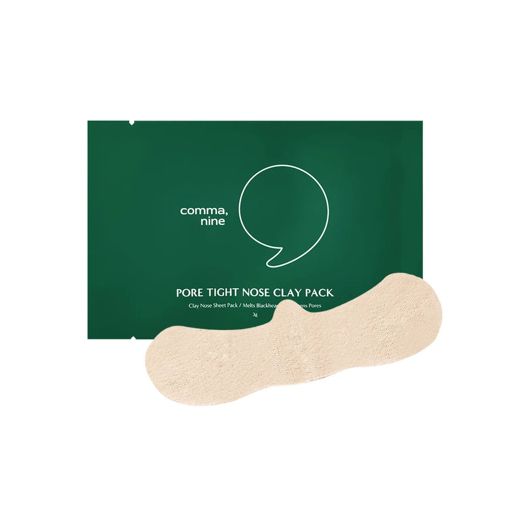 comma, nine Pore Tight Nose Clay Pack 4ea