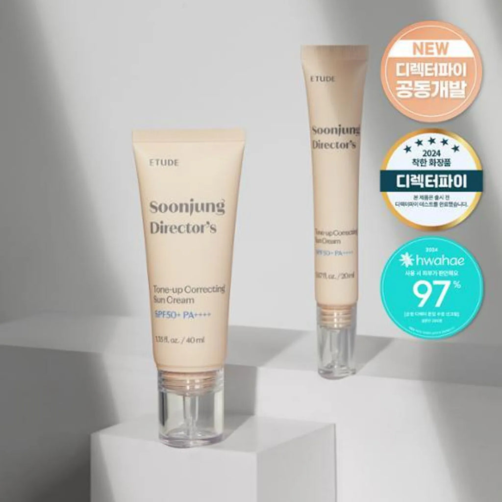 ETUDE Soonjung Director's Tone-UP Correcting Sun Cream 40mL Special Set (+20mL)