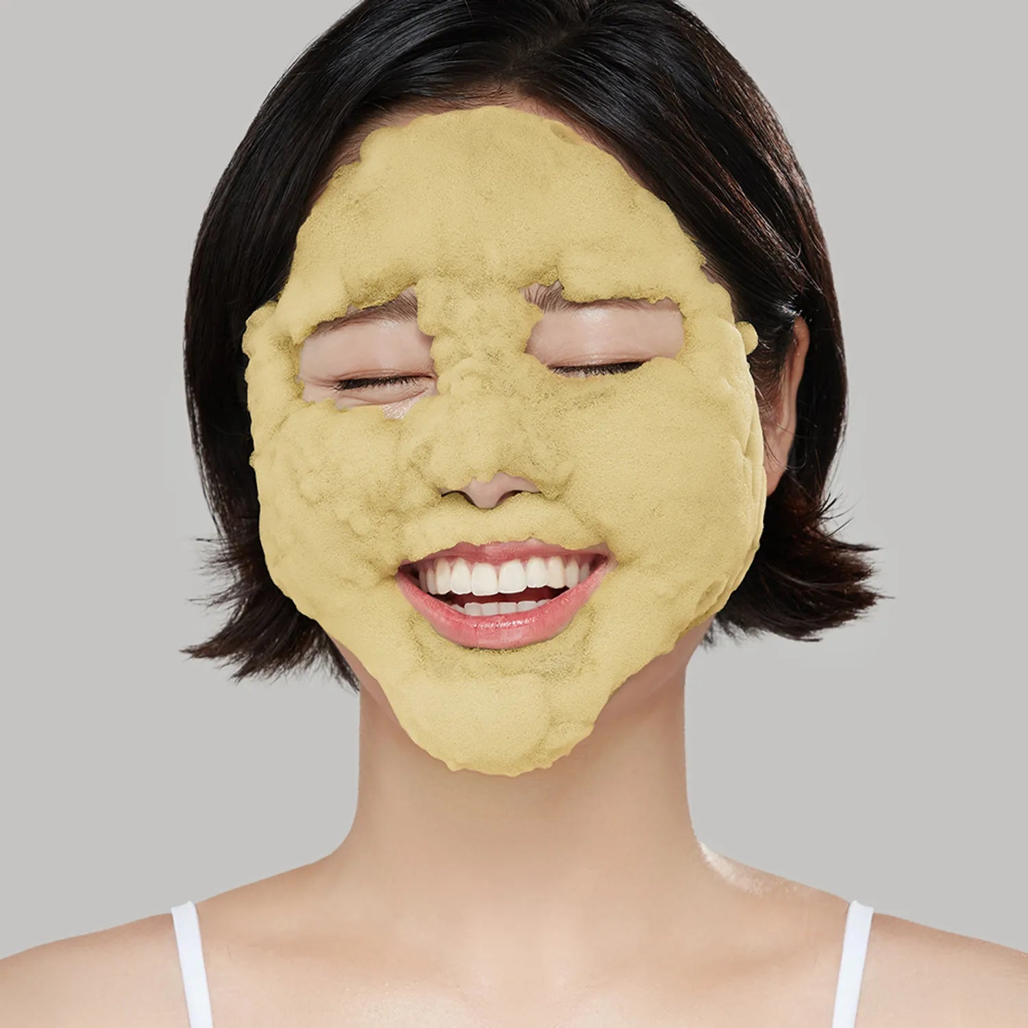 P.CALM Turmeric Bubble Deep Mask 90g