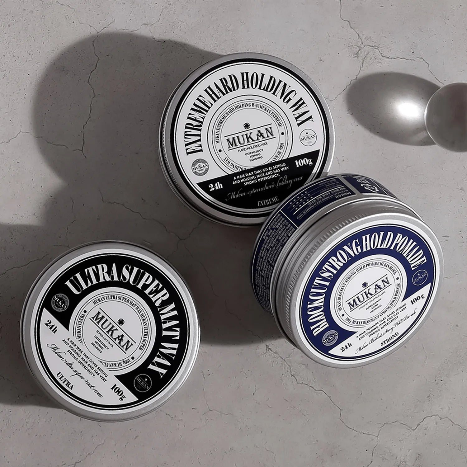 MUKAN Blockcut Strong Hold Pomade 100g