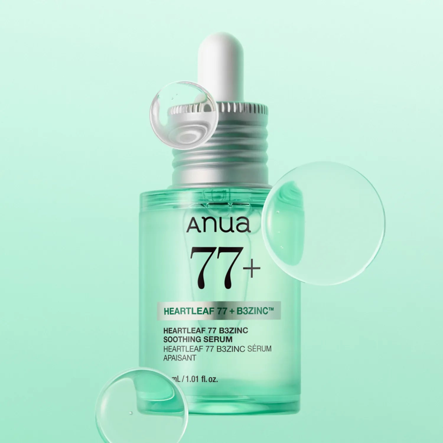Anua Heartleaf 77 B3Zinc Soothing Serum 30ml Double Pack