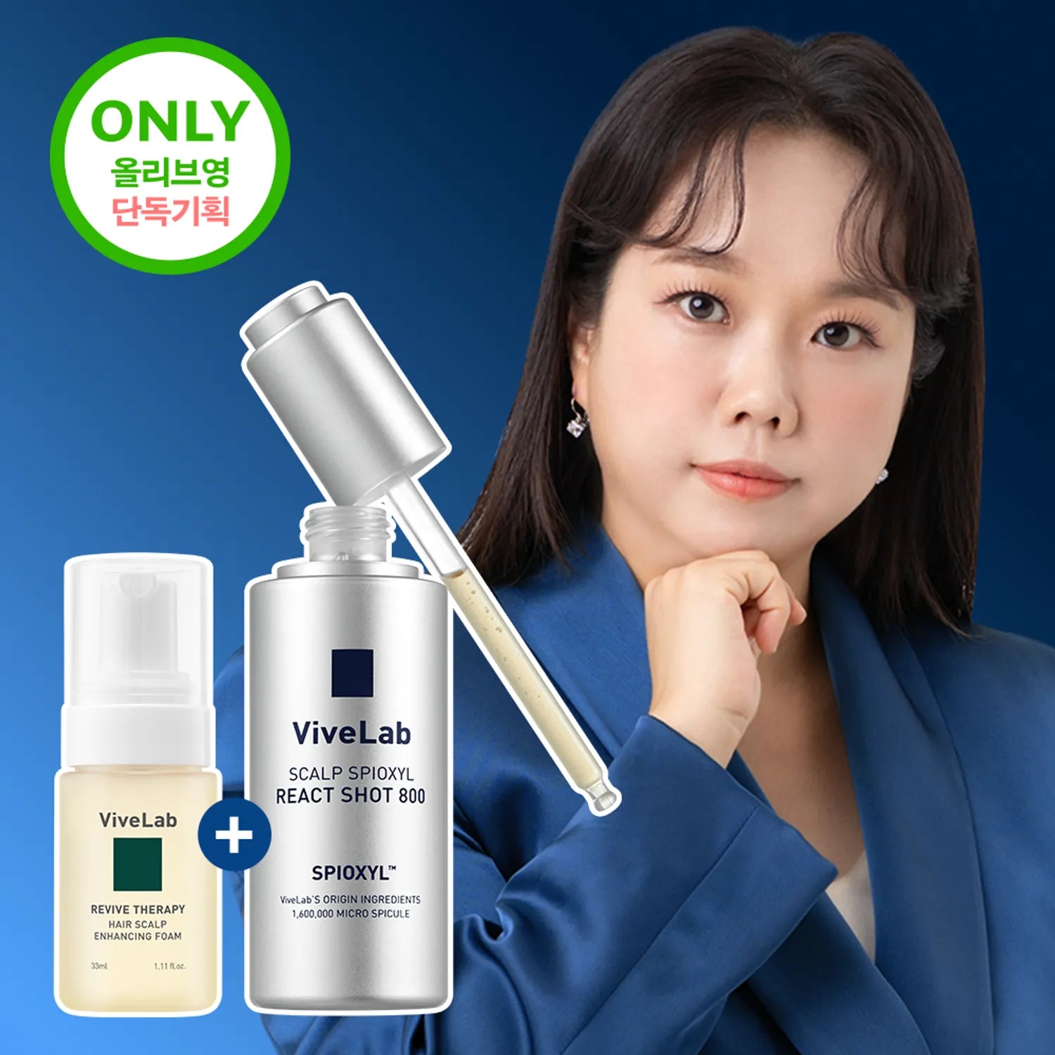 vivelab Scalp Spioxyl React Shot 800 50ml Set (+Enhancing Foam 30ml)