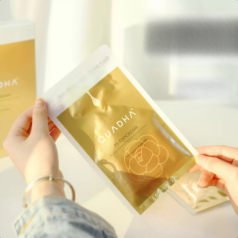 QUADHA - Double Serum Refresh Moisturizing Mask 5pcs