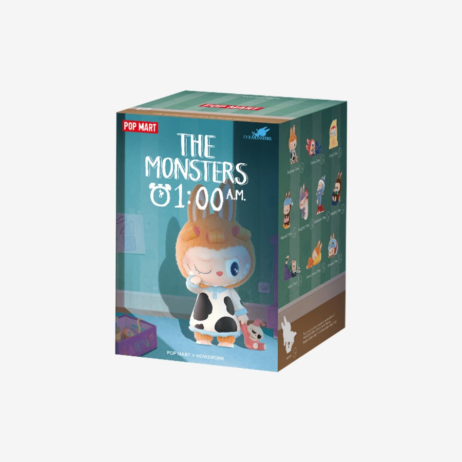 Authentic POP MART THE MONSTERS Labubu 1:00AM (1EA Sealed Random Box),  Emotional Gift, Back To School Gift, Kawaii Room Decor